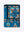 Celtic folded mother and child symbol blanket with the reverse side corner folded out